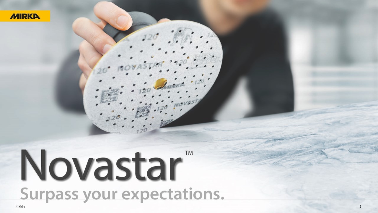 Mirka NOVASTAR abrazyvai Svydis